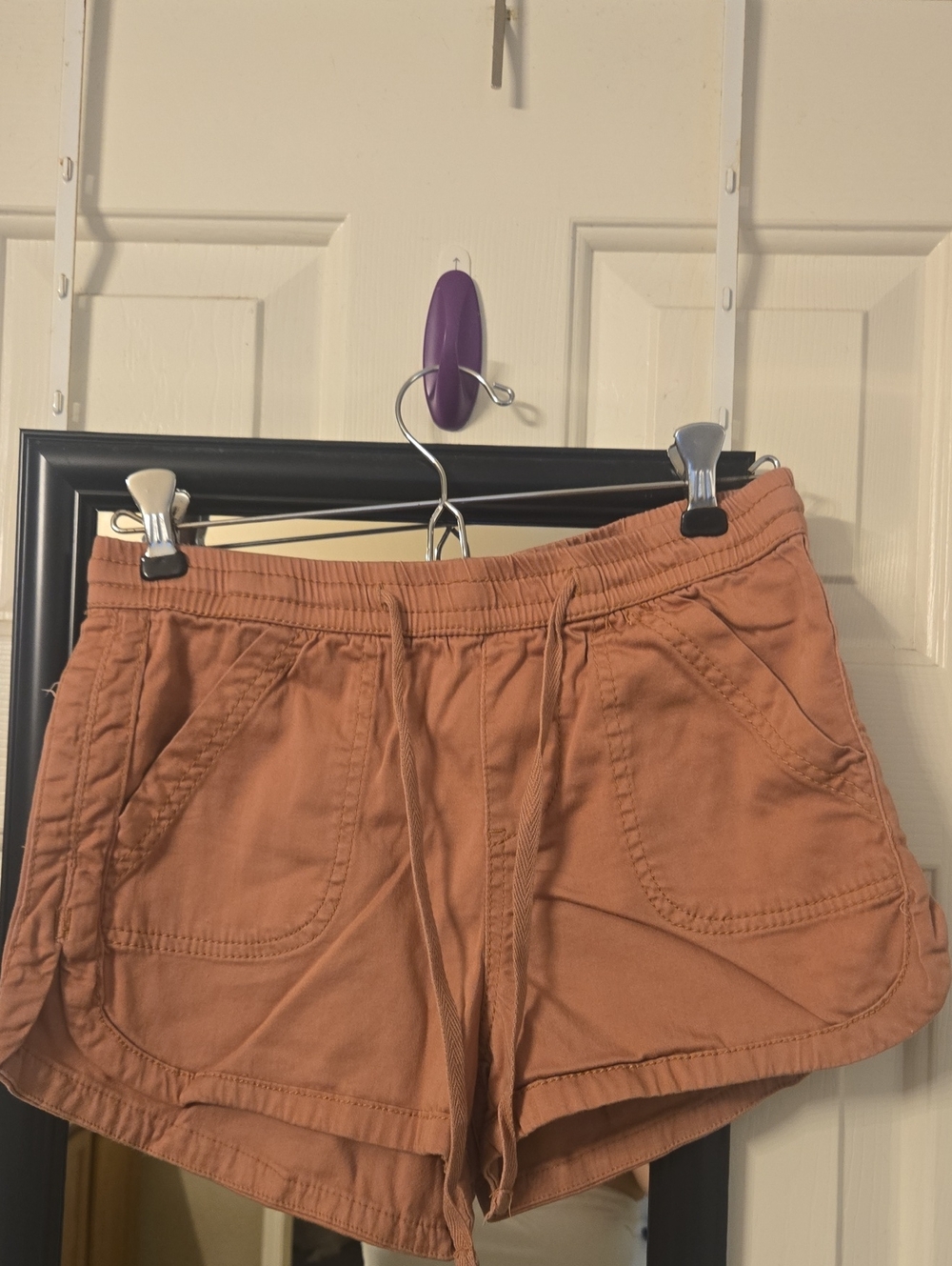 Unionbay Mauve Women's Drawstring Utility Shorts Sz S